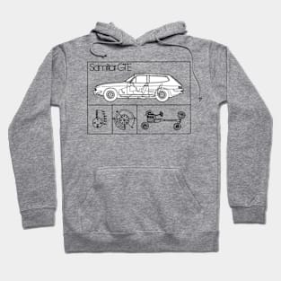 RELIANT SCIMITAR GTE - brochure Hoodie